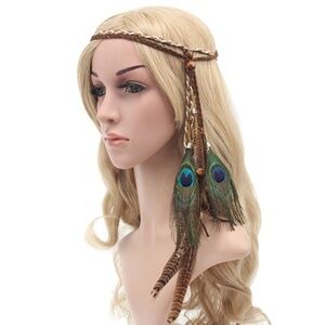 Bohemian Feather Hair Accessory